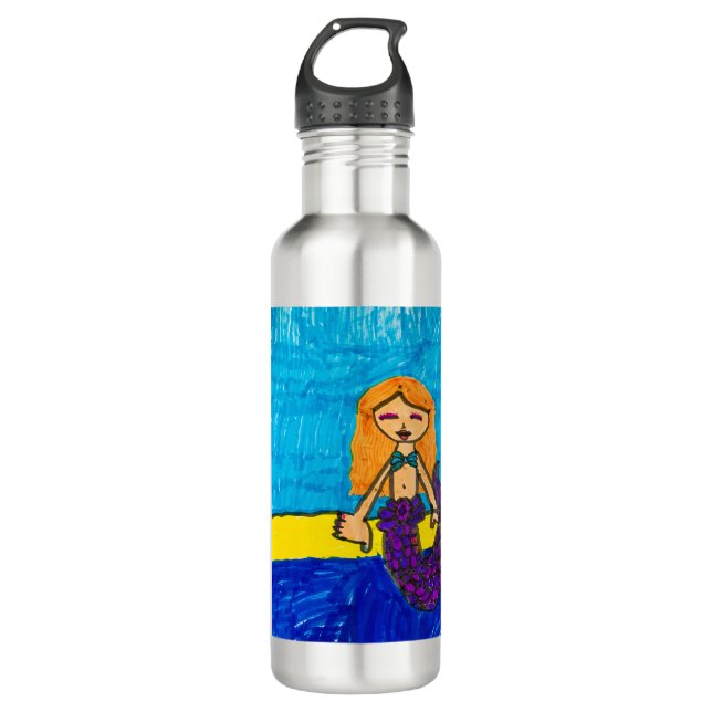 Bajo la botella de agua del mar (Anverso)