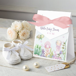 Bajo la caja de favoritos de Baby Shower de Sea Ch