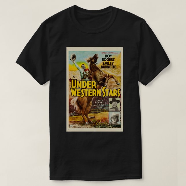 Bajo la camiseta del Poster Cowboy de las Estrella (Diseño del anverso)