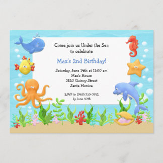Bajo la invitación a la fiesta de cumpleaños del m