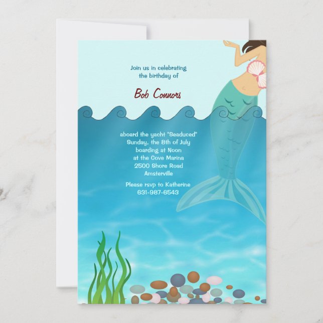 Bajo la invitación al mar (Anverso)