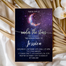 Bajo la invitación de cumpleaños de las estrellas