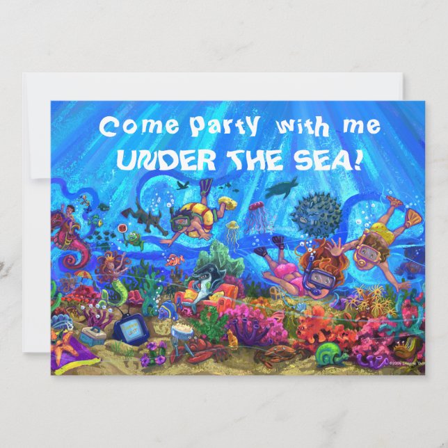 Bajo la invitación de la fiesta del mar (Anverso)
