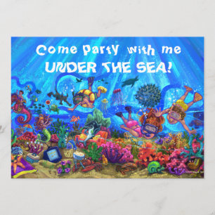 Bajo la invitación de la fiesta del mar