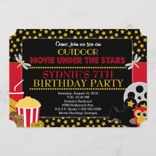 Bajo la invitación de la película Stars Outdoor Mo