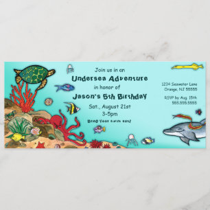Bajo la invitación Sea-Ocean Life