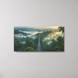 Bajo la niebla un secreto Impresión en lienzo esti