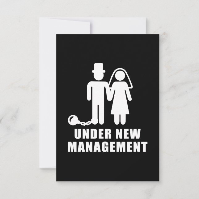 Bajo la nueva dirección boda de administración (Anverso)