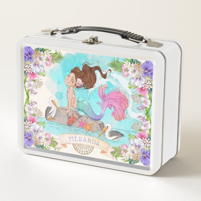 Bajo la sirena rosa y morada (Brunette) (Anverso)