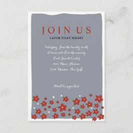 BAJO LA Tarjeta de Respuesta del Boda judío CHUPPA