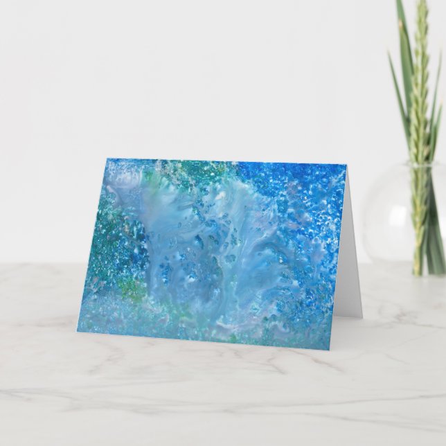 Bajo la tarjeta de saludo marítimo de Iris Grace (Anverso)