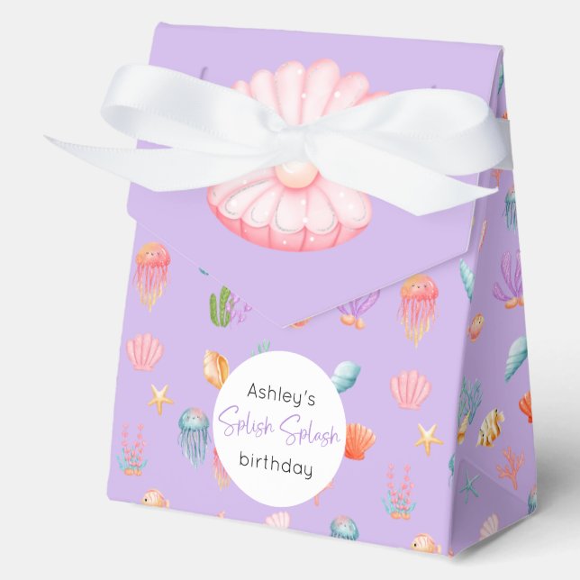 Bajo las Cajas De Favor Del Cumpleaños Del Mar (Anverso)