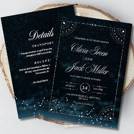 Bajo Las Estrellas Boda Invitación Celestial