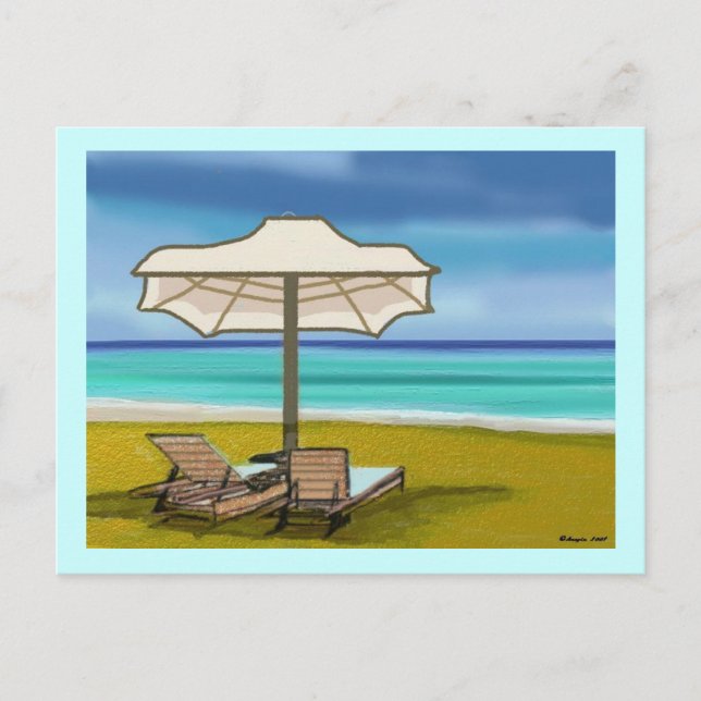 Bajo las postales del paraguas (Anverso)