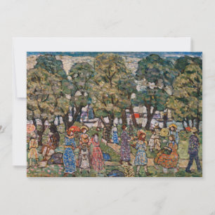 Bajo los árboles de Maurice Prendergast, Arte fino