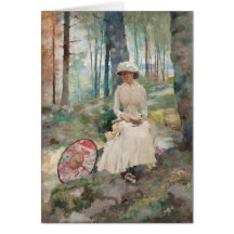 Bajo los birches CC0708 Albert Edelfelt