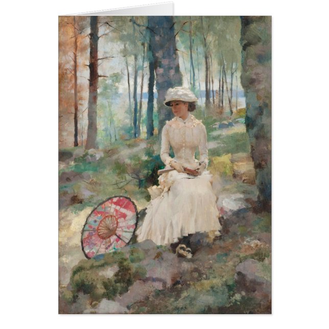 Bajo los birches CC0708 Albert Edelfelt (Frente)