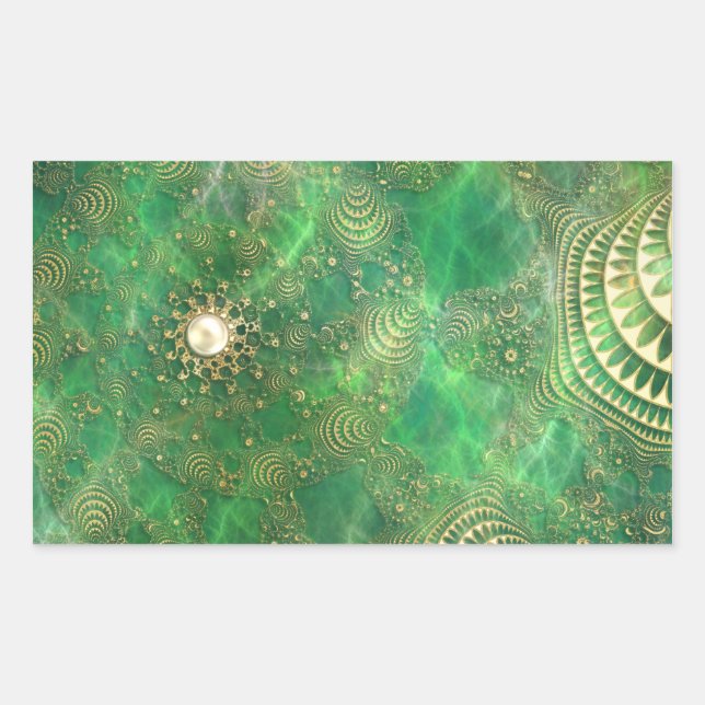 Bajo los Pegatinas del Mar Esmeralda (Anverso)