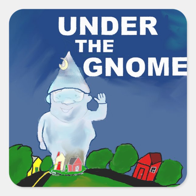 Bajo los Pegatinas Gnome (Anverso)