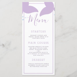 Bajo menú de la fiesta de cumpleaños de la sirena