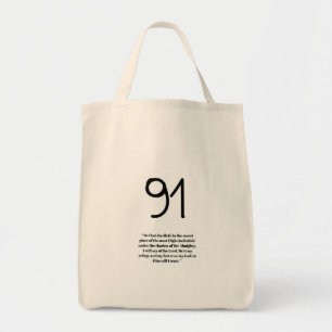 Bajo Sus Alas Bolsa de Comestibles Salmo 91