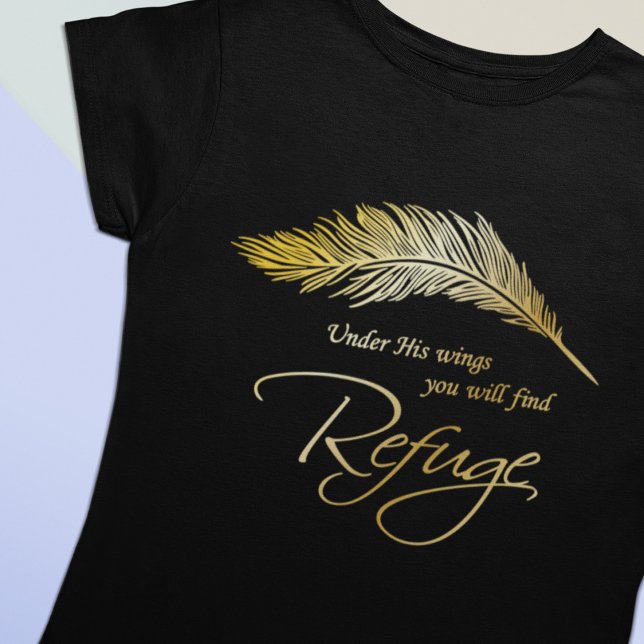 Bajo Sus Alas Encontrarás Camiseta Refugio (Subido por el creador)