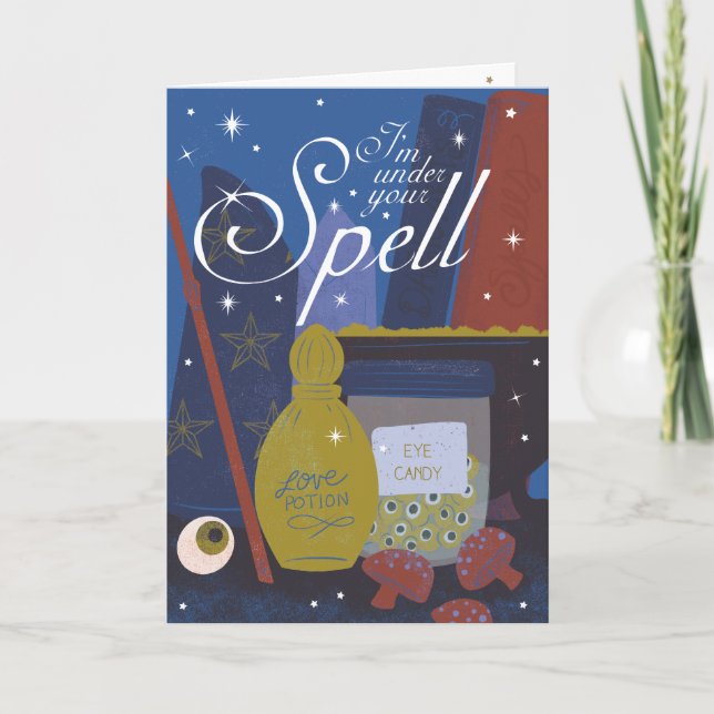 Bajo tu tarjeta de felicitación Spell Magic Valent (Anverso)