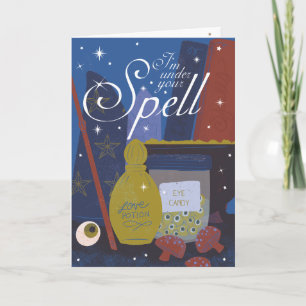 Bajo tu tarjeta de felicitación Spell Magic Valent
