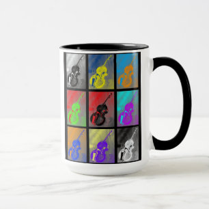 Bajo vertical y BAJO de la taza de la voluta
