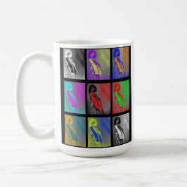 Bajo vertical y BAJO de la taza de la voluta