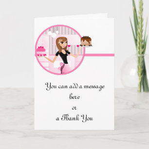 Baker/Bakery/Pastry Chef 3 Tarjeta de felicitació