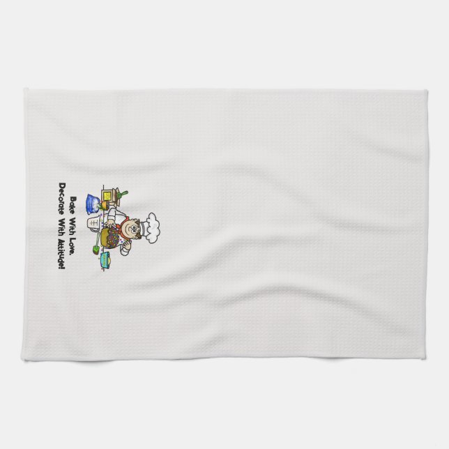 Baker Decoran Las Toallas De Cocina De Pastel (Horizontal)