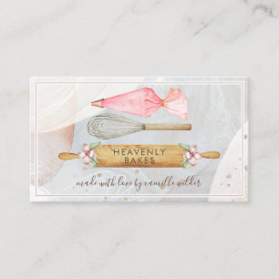 Bakers Tools Bakery Pastry Chef tarjeta de visita