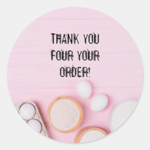 BAKERY PERSONALIZABLE GRACIAS A SUS PEGATINAS