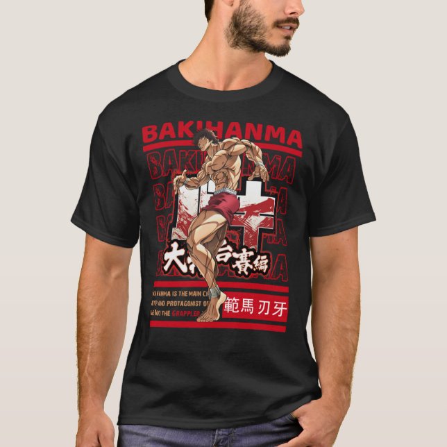 Baki Hanma, la camiseta esencial de Grappler (Anverso)
