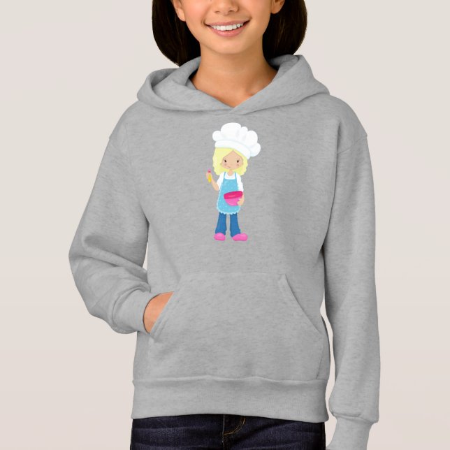 Baking, Baker, Pasta Chef, Chica Cute, Cabello Blo (Anverso)
