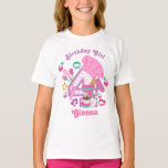 Baking Birthday Chica Chef cuarto Camisetas de cum<br><div class="desc">Celebrar el cumpleaños con esta camiseta especial,  diseño especial y personalizado</div>