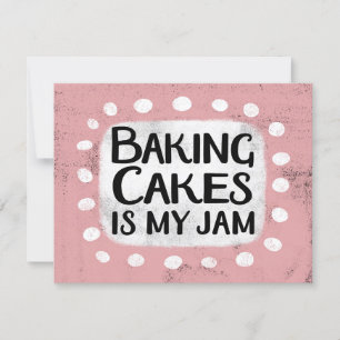 Baking Cakes es mi tarjeta de saludo de mermelada