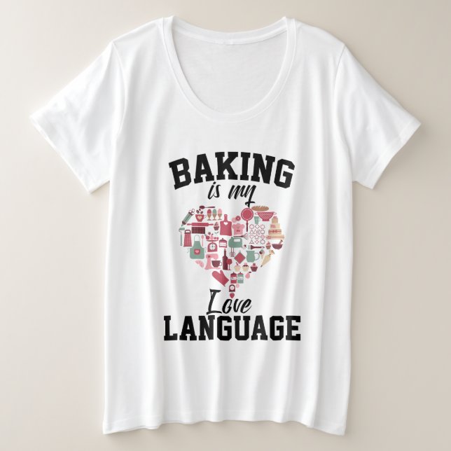 Baking is My Love Language - Funny Baker (Anverso del diseño)