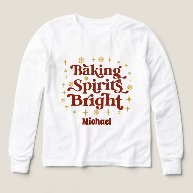 Baking Spirits Bright add name (Diseño frontal)