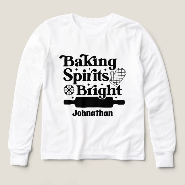 Baking Spirits brillante añadir nombre (Diseño frontal)