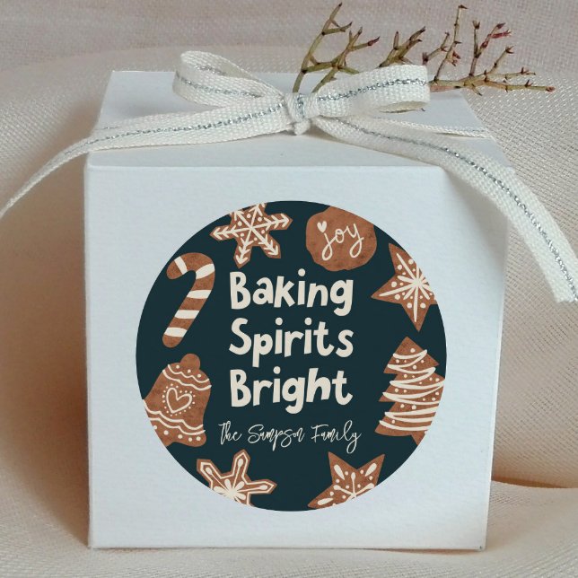 Baking Spirits Brillante Cookie Exchange Etiqueta  (Subido por el creador)