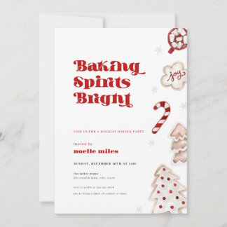 Baking Spirits Navidades brillantes Invitación a l