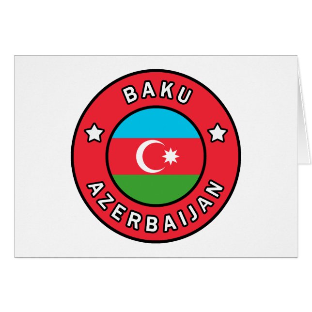 Bakú Azerbaiyán (Anverso (Horizontal))