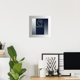"Balance" Arte de Pared enmarcado | Minimalista y