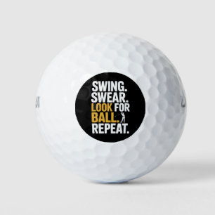 Balance Cursar Buscar Pelota Repetir Golf Golfista