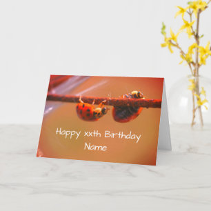 Balanceo de la tarjeta de cumpleaños personalizada