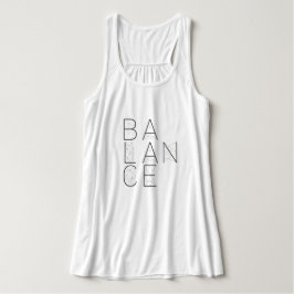 Balanceo de la tipografía geométrica | Tank Top