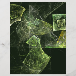 Balanza torcida Abstract Art Flyer