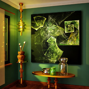 Balanza torcida Resumen Imprimir lienzo envuelto